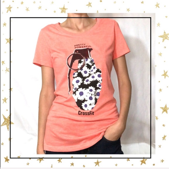 Reebok Tops - 📦Reebok Women Medium Peach short sleeve tee (C2)